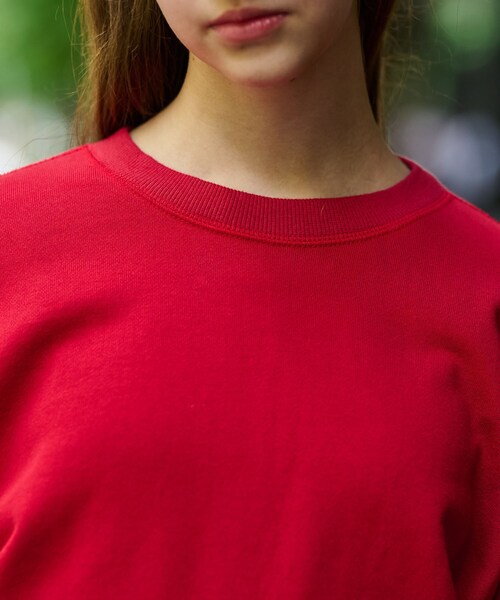 DRESSTERIOR（ドレステリア）の「コットン裏毛プルオーバー（スウェット・レディース・オフホワイト/ダークグレー/ワインレッド・34/36/38）」の17枚目の写真