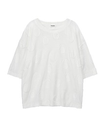 プランテーション凸凹ドットJQ カットソー　【価格29,700円】 Plantation｜プランテーションのTシャツ/カットソー（ドット柄）通販