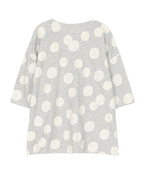 Plantation（プランテーション）の「カットドットJQ / カットソー / (O)（Tシャツ/カットソー・レディース・ホワイト/ネイビー/ライトグレー・M size）」の13枚目の写真