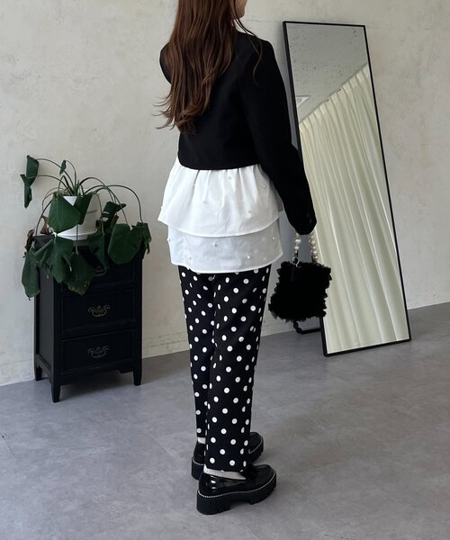 stand alone ショート丈テーラードジャケット stand alone ショート丈テーラードジャケット