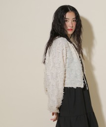 GLOBAL WORK | ジャガードボレロ/599661(シャツ/ブラウス)