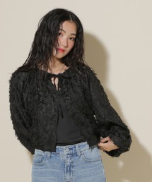 GLOBAL WORK | ジャガードボレロ/599661(シャツ/ブラウス)