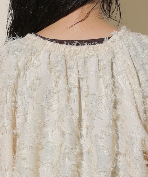 GLOBAL WORK（グローバルワーク）の「ジャガードボレロ/599661（シャツ/ブラウス・レディース・ブラック/オフホワイト・MEDIUM/LARGE）」の21枚目の写真