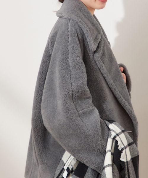 別注【STUMBLY /スタンブリー】 BIG SILHOUETTE PEA JA：コート