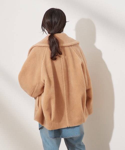 別注【STUMBLY /スタンブリー】 BIG SILHOUETTE PEA JA：コート