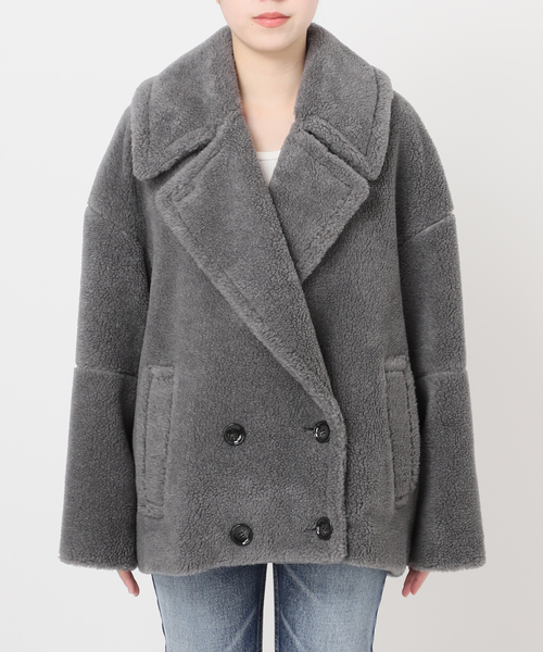 別注【STUMBLY /スタンブリー】 BIG SILHOUETTE PEA JA：コート