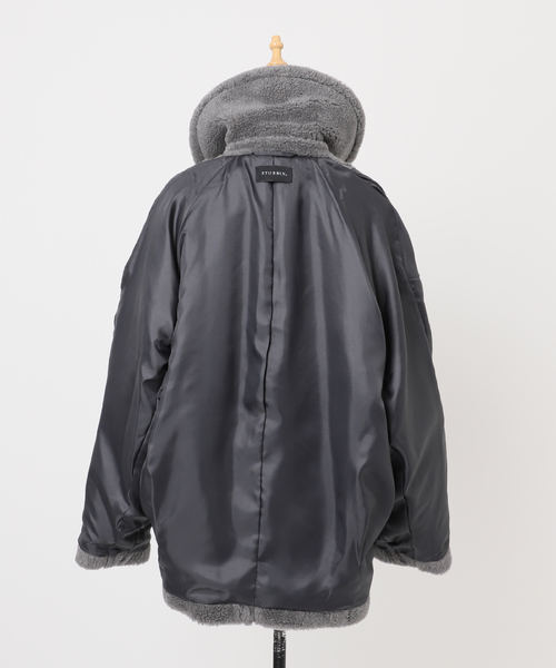 別注【STUMBLY /スタンブリー】 BIG SILHOUETTE PEA JA：コート