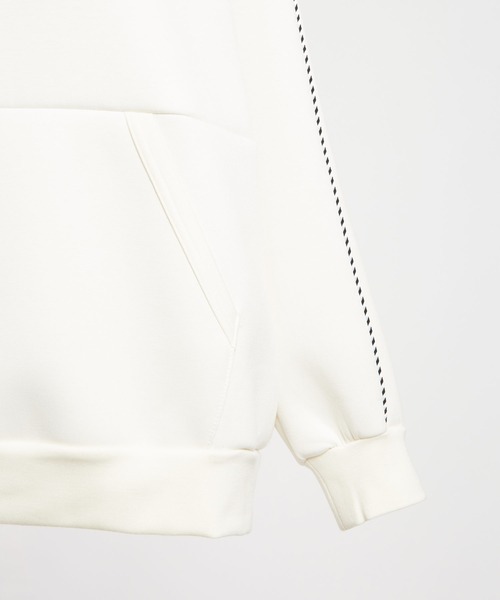 gomme（ゴム）の「ダンボールニット　ラインパーカー（パーカー・レディース・アイボリー/ブラック/チャコールグレー・MEDIUM）」の21枚目の写真