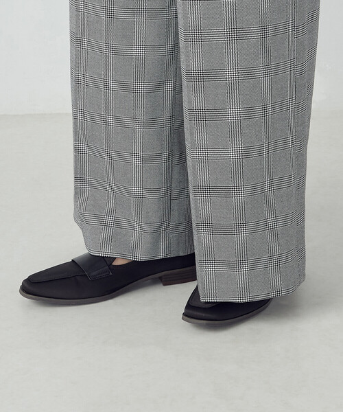 COMME CA ISM（コムサイズム）の「【セットアップ対応】ポリエステルレーヨン　ワイドパンツ（その他パンツ・レディース・ブラック/チェック・LARGE/X-LARGE/SMALL/MEDIUM）」の18枚目の写真