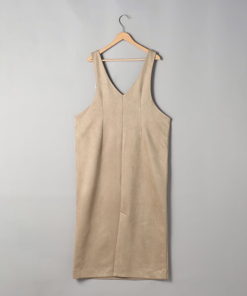 coen（コーエン）の「スエードライクジャンスカ（ジャンパースカート・レディース・ブラック/ダークブラウン/ベージュ・M/L）」の20枚目の写真