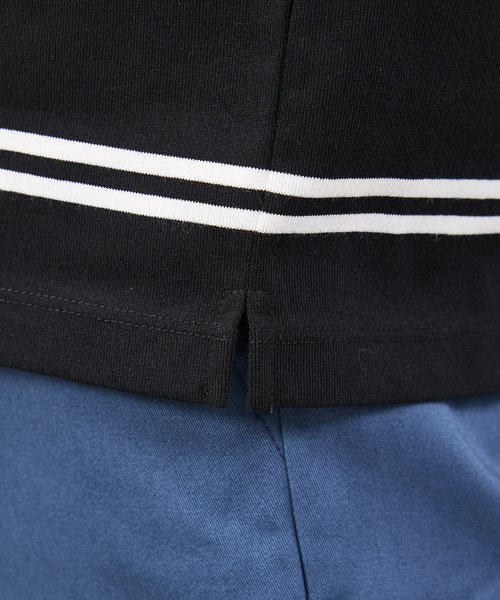 ABAHOUSE GRAY(アバハウスグレイ)の「ダブルライン ボーダー 長袖シャツ(Tシャツ/カットソー・メンズ・ブラウン系その他/グリーン/ホワイト/ブラック・46/48)」の10枚目の写真