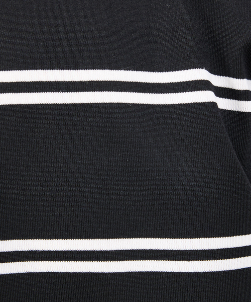 ABAHOUSE GRAY(アバハウスグレイ)の「ダブルライン ボーダー 長袖シャツ(Tシャツ/カットソー・メンズ・ブラウン系その他/グリーン/ホワイト/ブラック・46/48)」の12枚目の写真