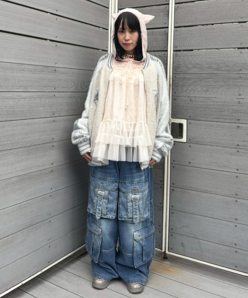 Candy Stripper（キャンディストリッパー）の「MIDNIGHT TULLE BABY ドール（その他トップス・レディース・ブラック/アイボリー/ラベンダー/ピンク・FREE）」の18枚目の写真