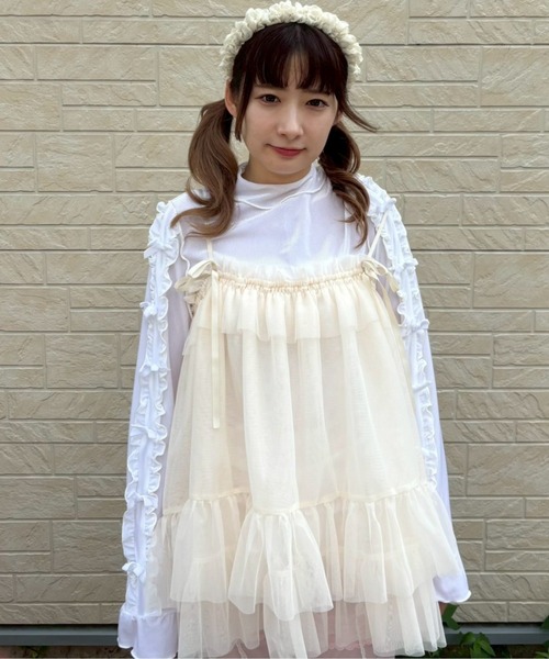 Candy Stripper（キャンディストリッパー）の「MIDNIGHT TULLE BABY ドール（その他トップス・レディース・ブラック/アイボリー/ラベンダー/ピンク・FREE）」の19枚目の写真