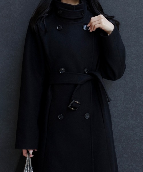 セール】2wayカラーベルト付きフレアコート（その他アウター）｜JUNOAH