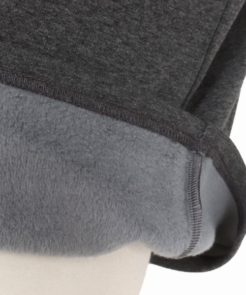 1minute 1second（ワンミニットワンセカンド）の「msw1780-back fleece trainer with cursive embroidery トレーナー(1M25F150)（スウェット・メンズ・ホワイト/チャコール/ブラック・XL/L/M/S）」の13枚目の写真