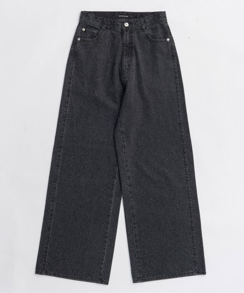MAISON SPECIAL（メゾンスペシャル）の「Clear Stone Denim / クリアストーンデニム（デニムパンツ・レディース・ブラック/ブルー/イエロー・38/36/34）」の14枚目の写真