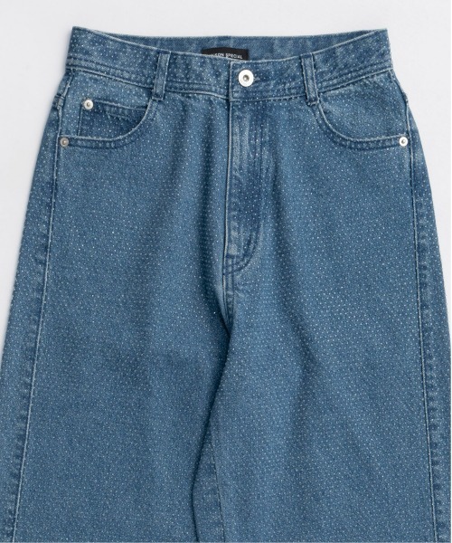 MAISON SPECIAL（メゾンスペシャル）の「Clear Stone Denim / クリアストーンデニム（デニムパンツ・レディース・ブラック/ブルー/イエロー・38/36/34）」の18枚目の写真