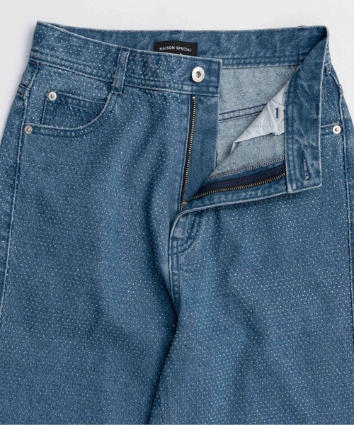 MAISON SPECIAL（メゾンスペシャル）の「Clear Stone Denim / クリアストーンデニム（デニムパンツ・レディース・ブラック/ブルー/イエロー・38/36/34）」の20枚目の写真