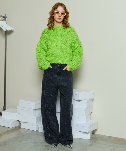 MAISON SPECIAL（メゾンスペシャル）の「Clear Stone Denim / クリアストーンデニム（デニムパンツ・レディース・ブラック/ブルー/イエロー・38/36/34）」の6枚目の写真