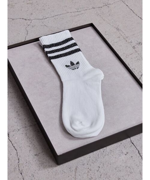 GYDA(ジェイダ)の「adidas 3S GLITTER CR 2(ソックス/靴下・レディース・ブラック/ピンク・FREE)」の4枚目の写真