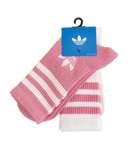 GYDA(ジェイダ)の「adidas 3S GLITTER CR 2(ソックス/靴下・レディース・ブラック/ピンク・FREE)」の11枚目の写真