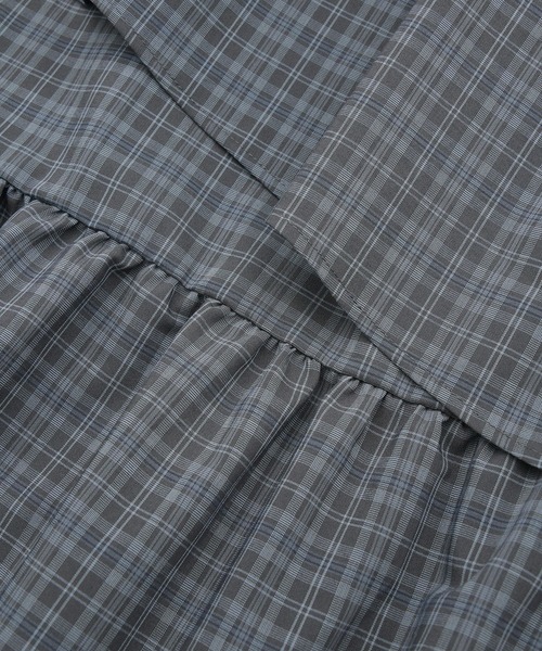 earth music&ecology（アースミュージックアンドエコロジー）の「ハイウエストランダムティアードチェックスカート（スカート・レディース・ブラウン系その他4/グレー系その他3・FREE）」の19枚目の写真