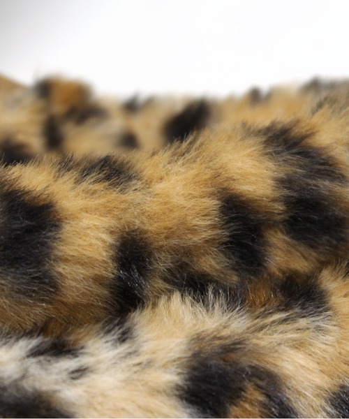 RNA（アールエヌエー）の「C0788 アニマルファーコート（ノーカラージャケット・レディース・レオパード/アイボリー・MEDIUM）」の19枚目の写真