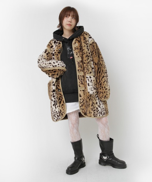 セール】C0788 アニマルファーコート（ノーカラージャケット）｜RNA