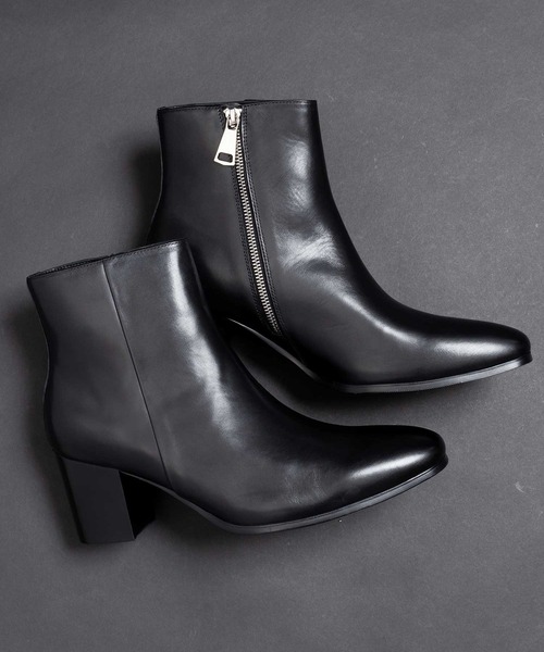 エンデヴァイス（endevice）/サイドジップ ヒールブーツ サイドジップ ヒールブーツ（ブーツ）｜endevice（エンデヴァイス）の