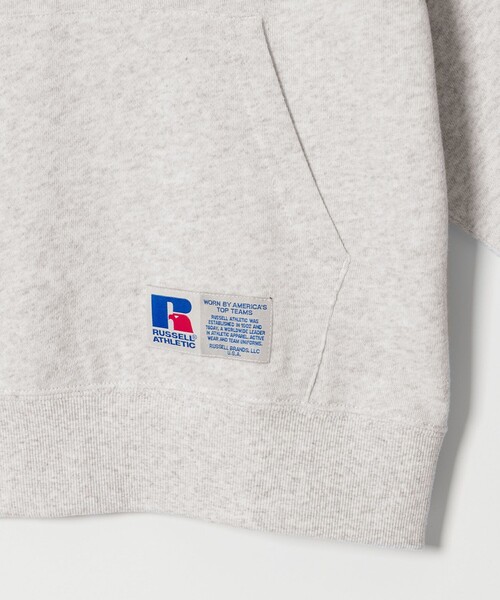 Russell Athletic（ラッセルアスレティック）の「【別注】＜RUSSELL ATHLETIC＞アグリースティック フーディー / パーカー / キッズ  140cm-150cm（パーカー・キッズ・オフホワイト/ライトグレー・150cm/140cm）」の8枚目の写真