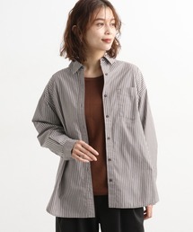 studio CLIP | 【イージーケア】【選べる着丈】ストライプシャツ(シャツ/ブラウス)