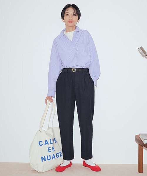 セール】【イージーケア】【選べる着丈】ストライプシャツ（シャツ