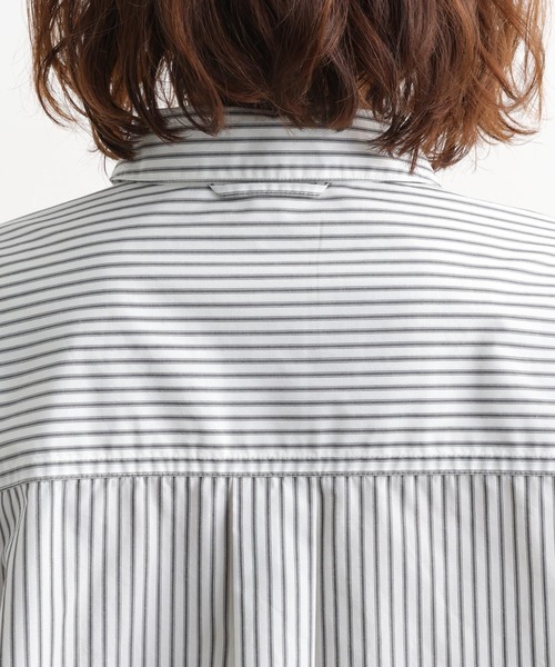 studio CLIP（スタディオクリップ）の「【イージーケア】【選べる着丈】ストライプシャツ（シャツ/ブラウス・レディース・その他4/その他1/その他2/その他3・BIG(L)/REGULAR）」の12枚目の写真
