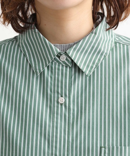 studio CLIP（スタディオクリップ）の「【イージーケア】【選べる着丈】ストライプシャツ（シャツ/ブラウス・レディース・その他4/その他1/その他2/その他3・BIG(L)/REGULAR）」の16枚目の写真