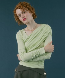 FURFUR | ソフトドレープカットトップス(Tシャツ/カットソー)