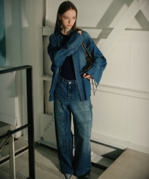 LE CIEL BLEU（ルシェルブルー）の「デニムペインターパンツ / Denim Painter Pants（その他パンツ）」