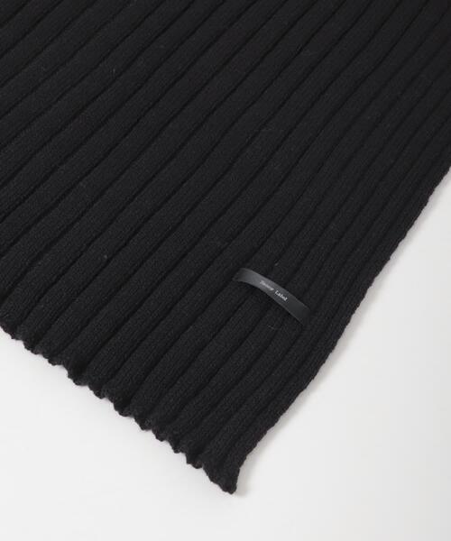 URBAN RESEARCH Sonny Label（アーバンリサーチサニーレーベル）の「リブニットマフラー（マフラー・レディース・ブラウン/ブラック/アイボリー/グレー・ONE）」の8枚目の写真