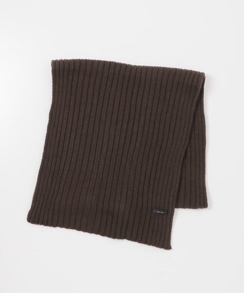 URBAN RESEARCH Sonny Label（アーバンリサーチサニーレーベル）の「リブニットマフラー（マフラー・レディース・ブラウン/ブラック/アイボリー/グレー・ONE）」の11枚目の写真