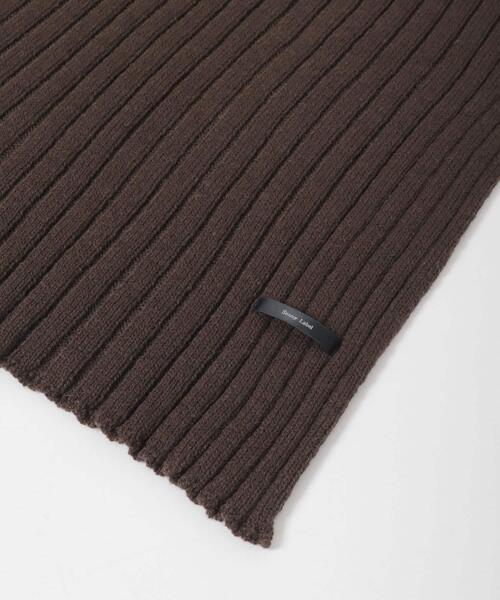URBAN RESEARCH Sonny Label（アーバンリサーチサニーレーベル）の「リブニットマフラー（マフラー・レディース・ブラウン/ブラック/アイボリー/グレー・ONE）」の12枚目の写真
