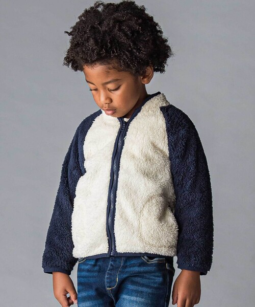 WASK（ワスク）の「リップストップ＆ボア３WAYコート(110~160cm)（その他アウター・キッズ・ブラック/ベージュ・130cm/140cm/160cm/150cm）」の5枚目の写真