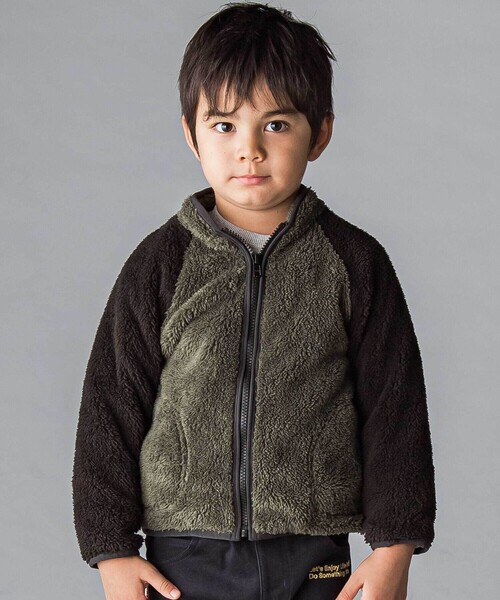 WASK（ワスク）の「リップストップ＆ボア３WAYコート(110~160cm)（その他アウター・キッズ・ブラック/ベージュ・130cm/140cm/160cm/150cm）」の7枚目の写真