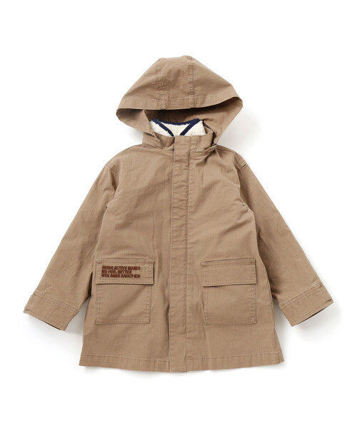 WASK（ワスク）の「リップストップ＆ボア３WAYコート(110~160cm)（その他アウター・キッズ・ブラック/ベージュ・130cm/140cm/160cm/150cm）」の8枚目の写真