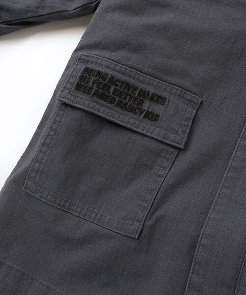 WASK（ワスク）の「リップストップ＆ボア３WAYコート(110~160cm)（その他アウター・キッズ・ブラック/ベージュ・130cm/140cm/160cm/150cm）」の19枚目の写真