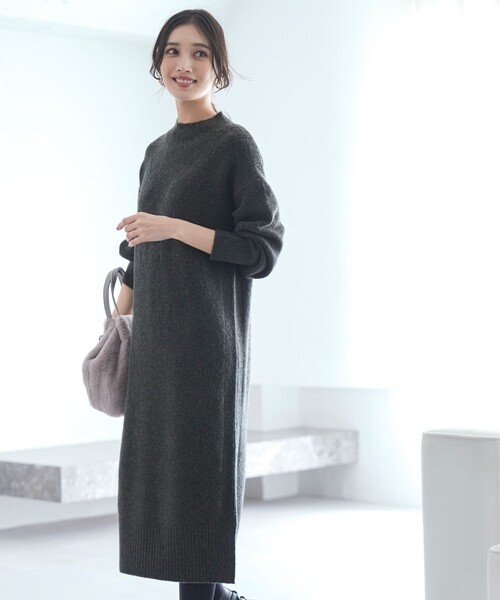 ANY SIS(エニィスィス)の「Airニット ワンピース(ワンピース・レディース・グレー系/ベージュ系/レッド系・MEDIUM)」の13枚目の写真
