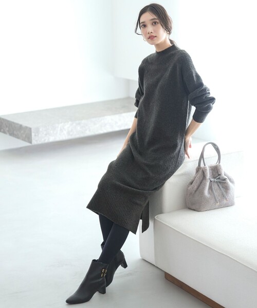 ANY SIS(エニィスィス)の「Airニット ワンピース(ワンピース・レディース・グレー系/ベージュ系/レッド系・MEDIUM)」の14枚目の写真