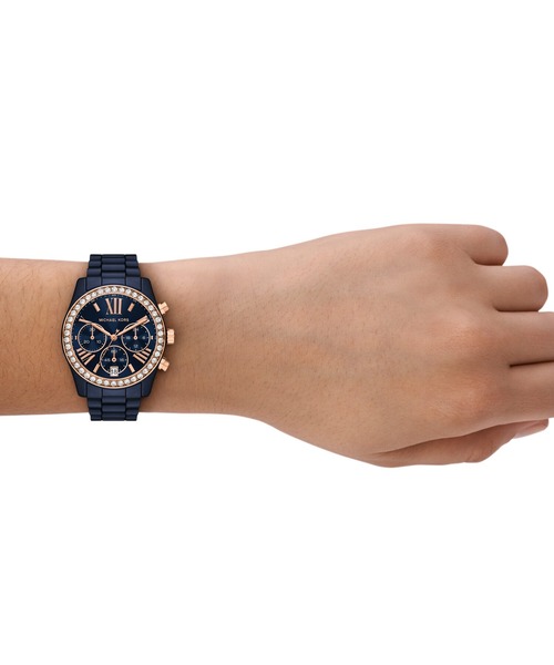 MICHAEL KORS（マイケルコース）の「マイケル・コース 腕時計 レディース アナログ セラミック MK4969（アナログ腕時計・レディース・ブルー・FREE）」の2枚目の写真