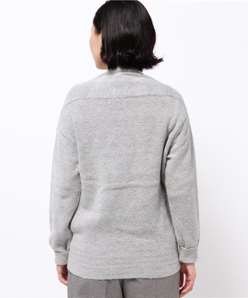 ikka(イッカ)の「7Gミニブークレー2WAY カーディガン(カーディガン/ボレロ・レディース・チャコールグレー/グレー/スカイブルー・MEDIUM/LARGE)」の6枚目の写真