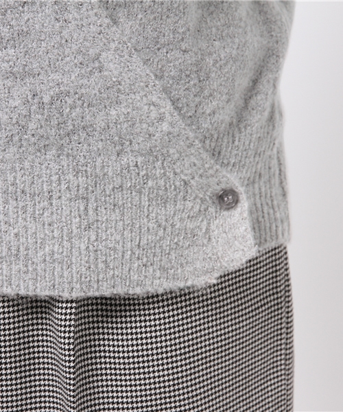 ikka(イッカ)の「7Gミニブークレー2WAY カーディガン(カーディガン/ボレロ・レディース・チャコールグレー/グレー/スカイブルー・MEDIUM/LARGE)」の10枚目の写真