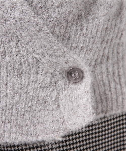 ikka(イッカ)の「7Gミニブークレー2WAY カーディガン(カーディガン/ボレロ・レディース・チャコールグレー/グレー/スカイブルー・MEDIUM/LARGE)」の11枚目の写真